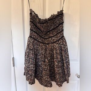 Bali checked out floral romper